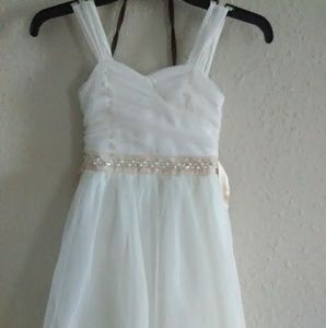 Girls white dress
